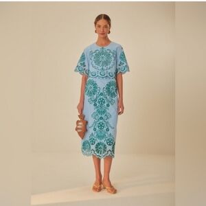 Farm Rio Richelieu Top and Skirt Set